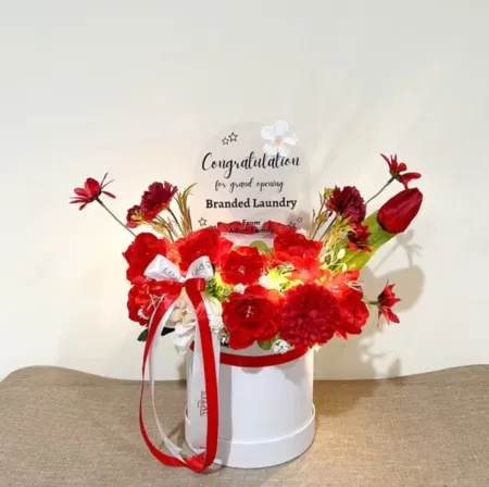 Bloom Box Akrilik Ucapan Grand Opening Jetayu Pekalongan